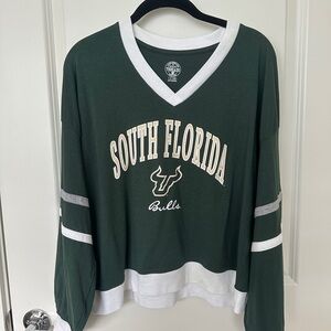 South Florida Bulls Green Long Sleeve Tee